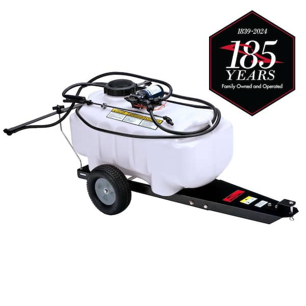 Brinly-Hardy 25 Gal. Tow-Behind Lawn and Garden Sprayer for Lawn Tractors and Zero-Turn Mowers