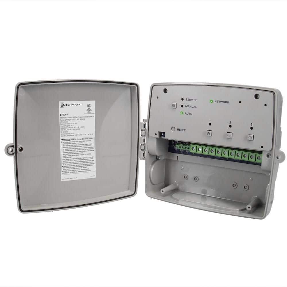 365-Day Programmable Smart Wi-Fi Timer, 120-277 VAC, 3 x SPDT, Indoor/Outdoor Plastic Enclosure, Astronomic price history on PriceWatchPro