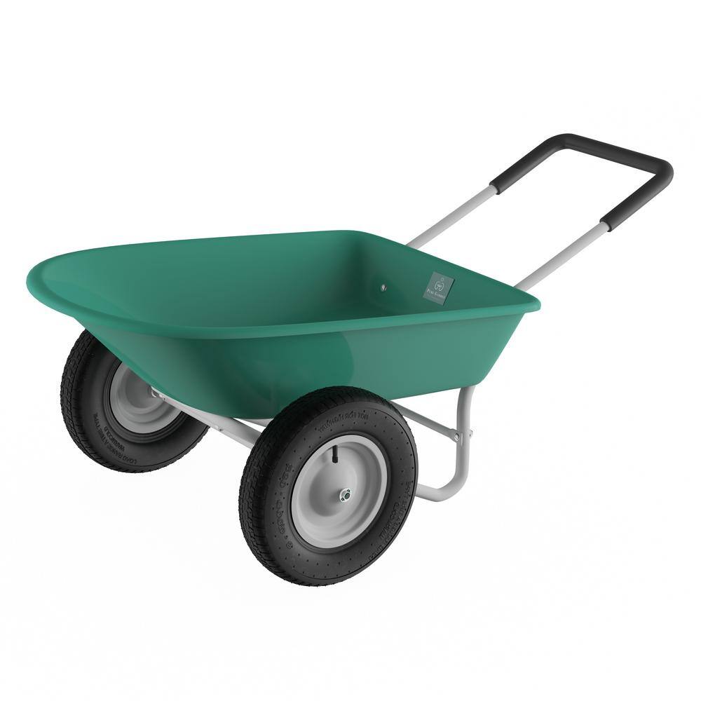 Trash bin was full so I made a DIY wheelbarrow while gardening