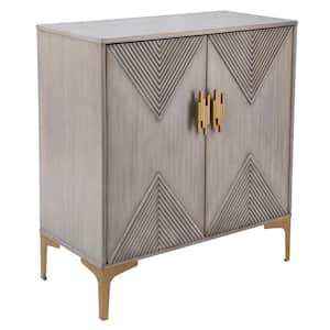 Lisson Graywash Accent Cabinet