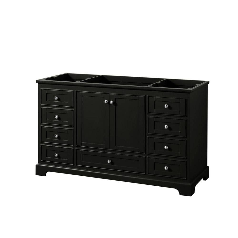 Deborah 59.25 in. Single Bathroom Vanity Cabinet Only in Dark Espresso price history on PriceWatchPro