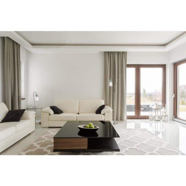 Celeste 58" Brushed Nickel Floor Lamp with Glass Shade