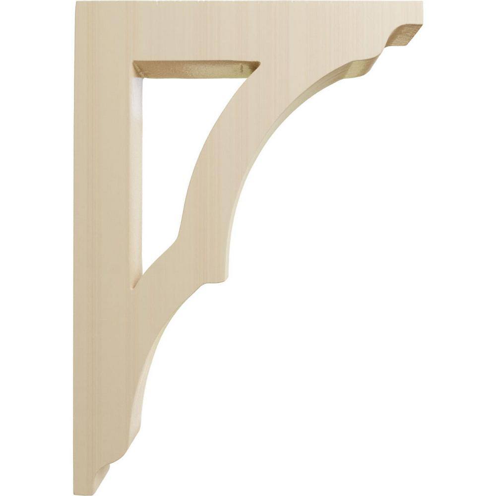 Avila Large Rubberwood Corbel Bracket 1.75"W x 8.5"D x 12"H