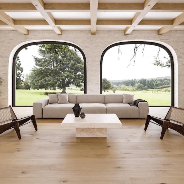 Bedrosians Bordeaux French Oak in Naturale 9/16 in. T x 7.5 in. W Click-Lock Engineered Hardwood Flooring (23.32 sq. ft./CTN)