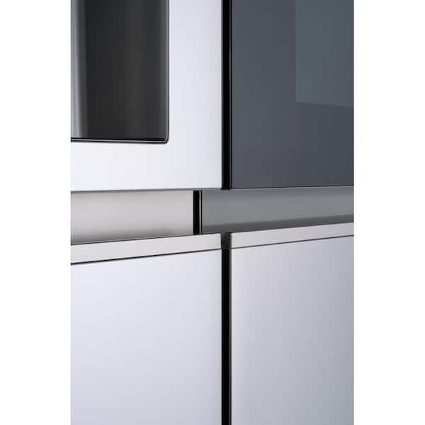 LG LRSOS2706S 36 Inch Freestanding Side by Side Smart Refrigerator with  27.1 Cu. Ft. Total Capacity, Edge-to-Edge InstaView®, Dual Ice Maker,  UVnano™ Dispenser, Cool Guard Panel, ADA Compliant, and ENERGY STAR®  Certified