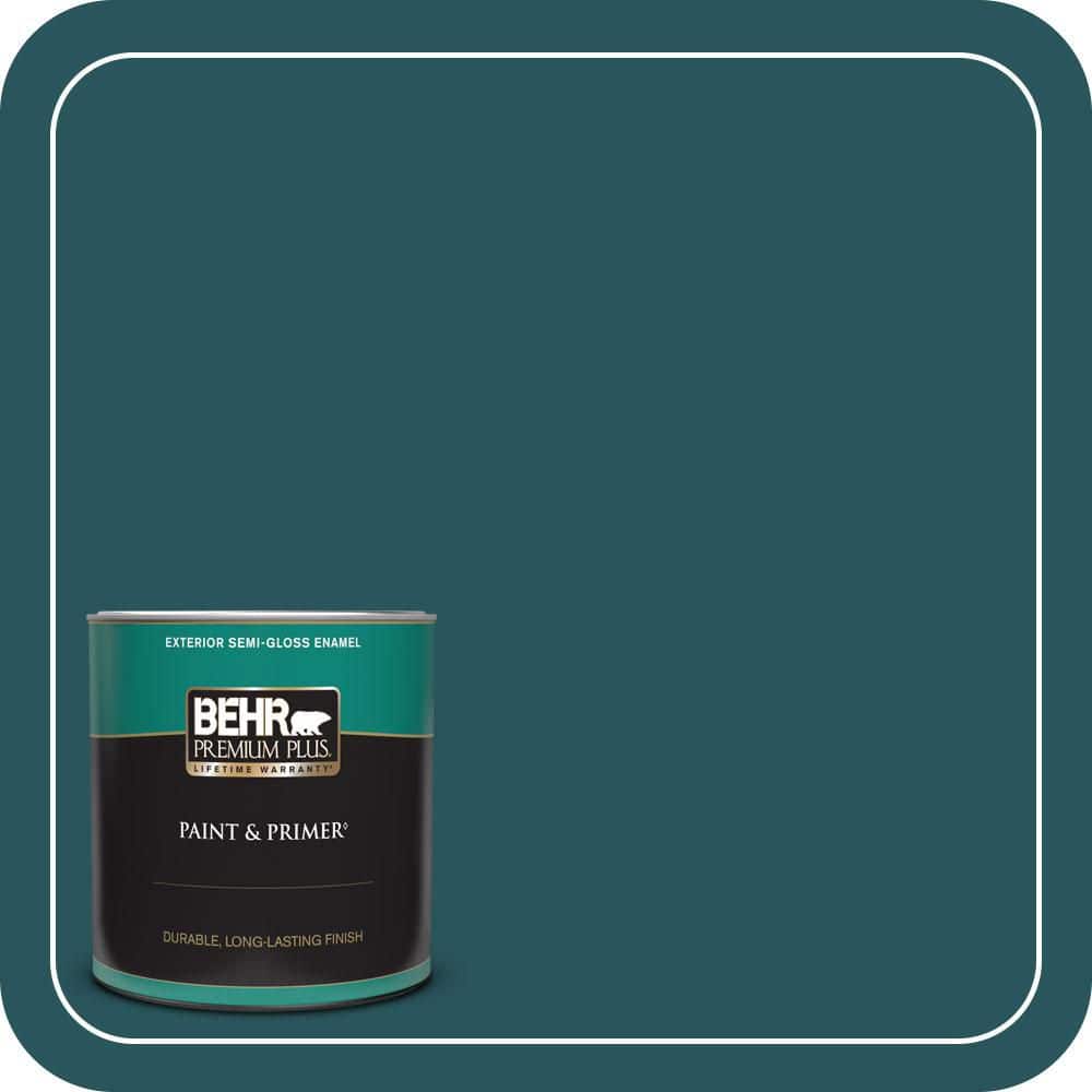 1 qt. #MQ6-01 Ocean Abyss Semi-Gloss Enamel Exterior Paint & Primer price history on PriceWatchPro