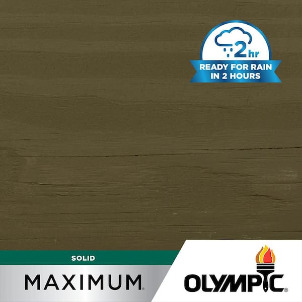 Olympic Maximum 1 gal. SC-1008 Bayberry Solid Color Exterior Stain and Sealer in One
