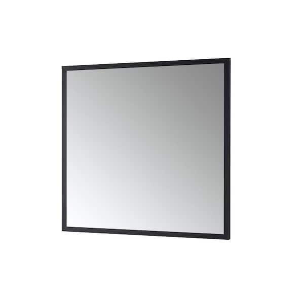 V-1001 Vanity Mirror 36 x 48 Flat Black Frame 2 inch - Artforhotel