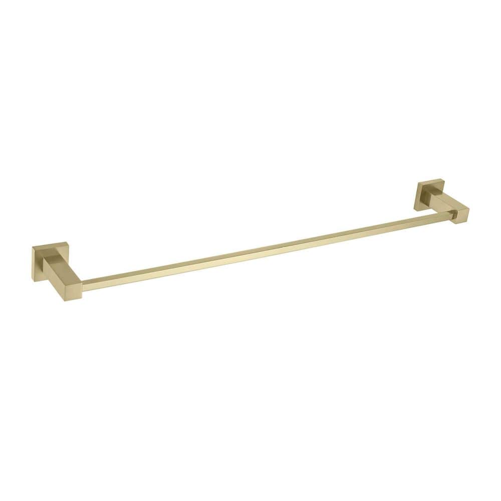 Bathroom Accessories 23.62 in. Wall Mounted Towel Bar in Brushed Gold price history on PriceWatchPro
