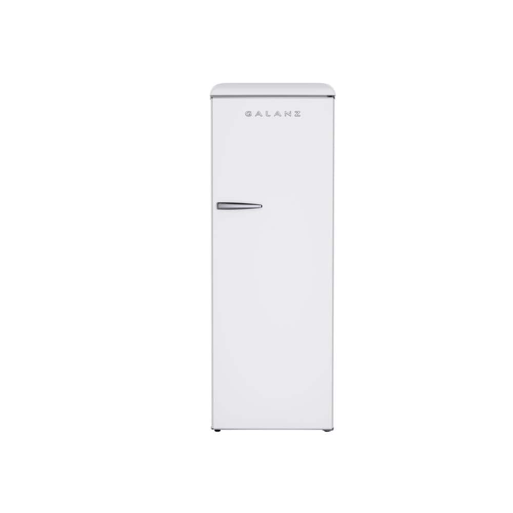 Galanz 11 cu.ft. Automatic Defrost Convertible Upright Freezer or Fridge in Milkshake White with Electronic Temperature Control