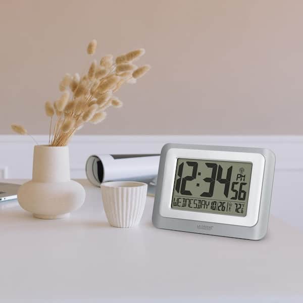 La Crosse Technology Cool Gray/Silver Temperature Digital Atomic