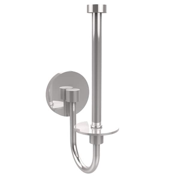 Allied Brass Skyline Collection Upright Single Post Toilet Paper Holder in Polished Chrome