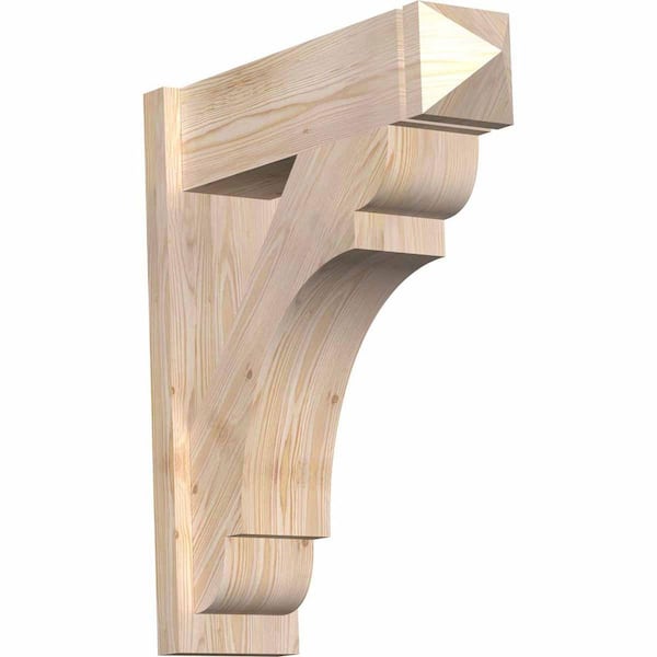 Ekena Millwork 8 in. x 30 in. x 26 in. Olympic Arts and Crafts Smooth Douglas Fir Outlooker