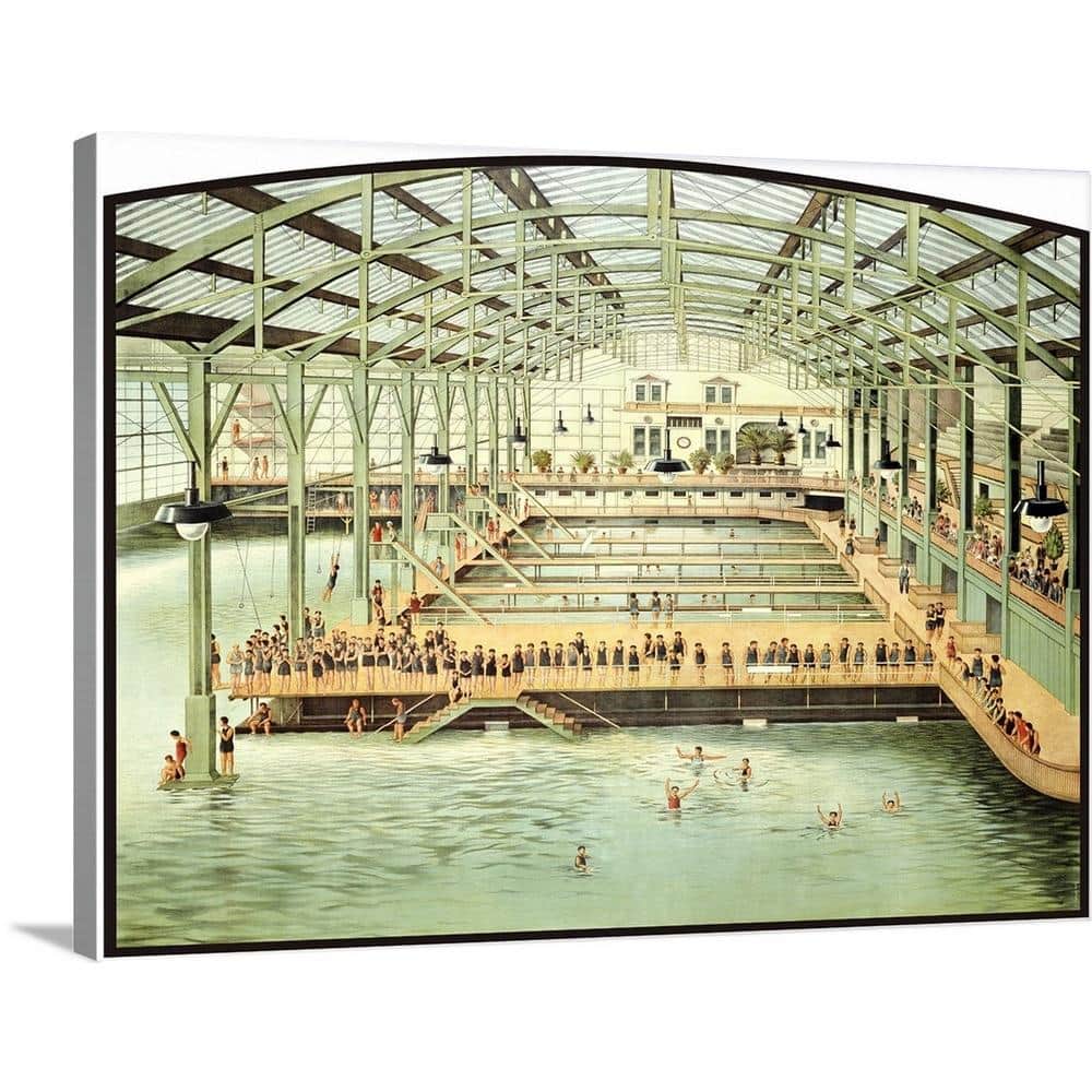 "40 in. x 30 in. ""Sutro Bath House San Francisco Vintage Advertising Poster"" by ArteHouse Canvas Wall Art" price history on PriceWatchPro