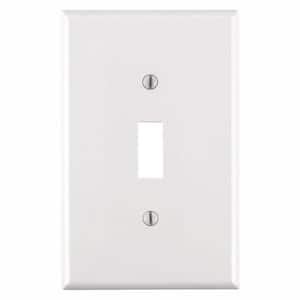 1-Gang White Midway Toggle Nylon Wall Plate (10-Pack)