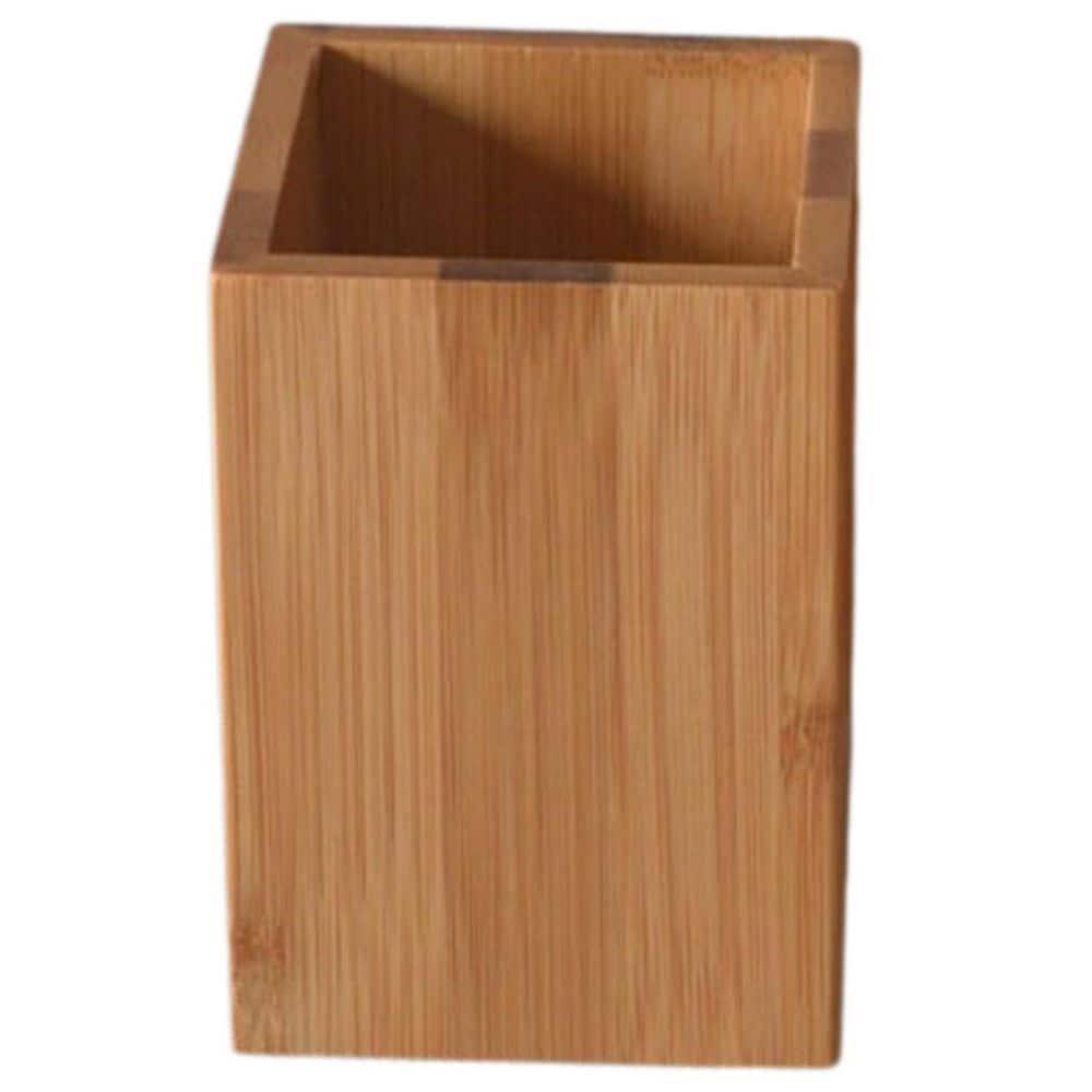 Bamboo Desk Organizer Multi Purpose Pen Pencil Holder Cup Eco Friendly Natural Bamboo for Office Supplies price history on PriceWatchPro