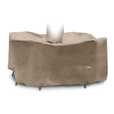 108 In Patio Set Covers Furniture The Home Depot Patio Furniture Covers, Round Patio Furniture Covers With Umbrella Hole