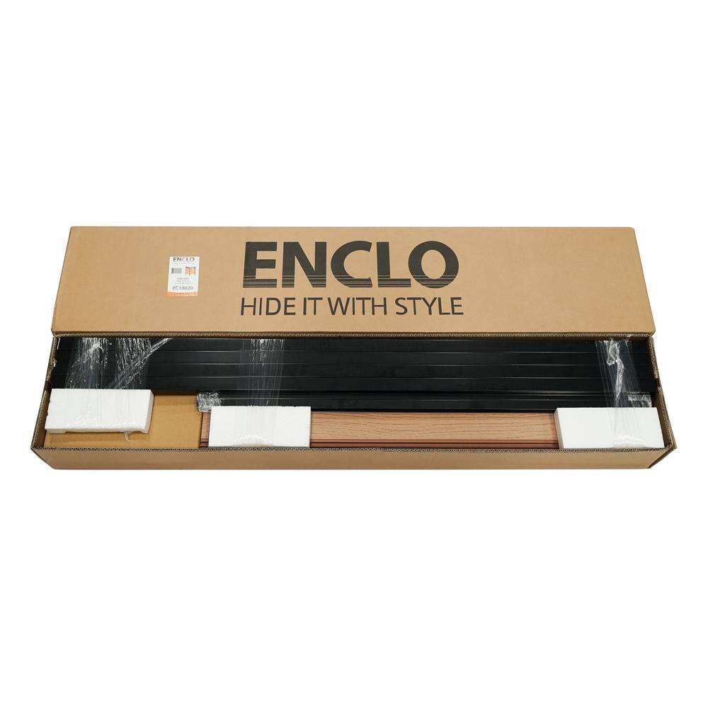 Nappa Cedar Color Vinyl Privacy Screen Kit with Laser Cut Design