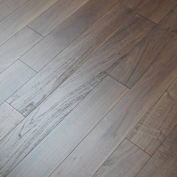 Dekorman Muenchen Walnut 1/2 in. T x 5 in. W Tongue and Groove Smooth Texture Engineered Hardwood Flooring (26.25 sq. ft./Case)
