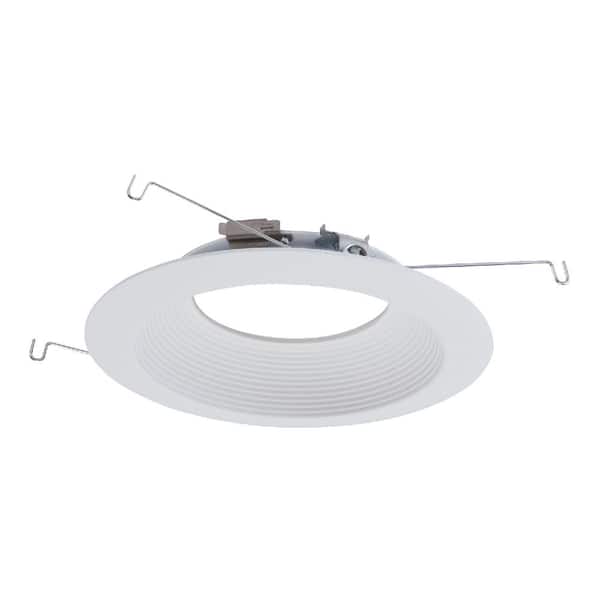 HALO 696 Series 6 in. White Recessed Trim with White Baffle