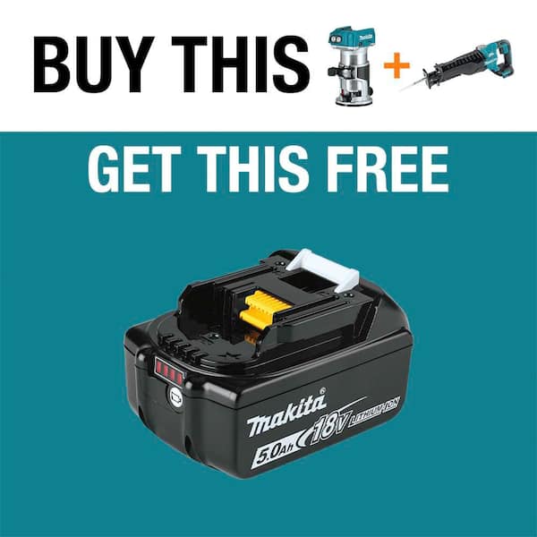 18V LXT Brushless Variable Speed Compact Router with Built-In LED Light with 18V LXT Brushless Reciprocating Saw