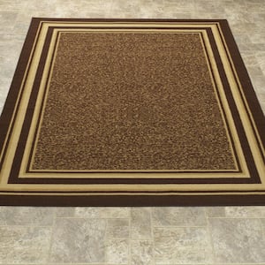 Details about   Runner Rug 20" X 59" Brown Area Rugs Indoor/Outdoor Mat Non-Slip Rubber Backing. 