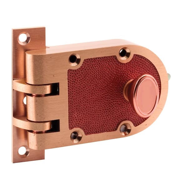Prime-Line Single Cylinder Solid Bronze Jimmy-Resistant Door Lock
