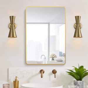 Selah 2-Light Gold Pinhole Horn Wall Sconce with Light Direction of Up and Down