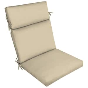 21 in. x 20 in. Tan Leala Outdoor Dining Chair Cushion