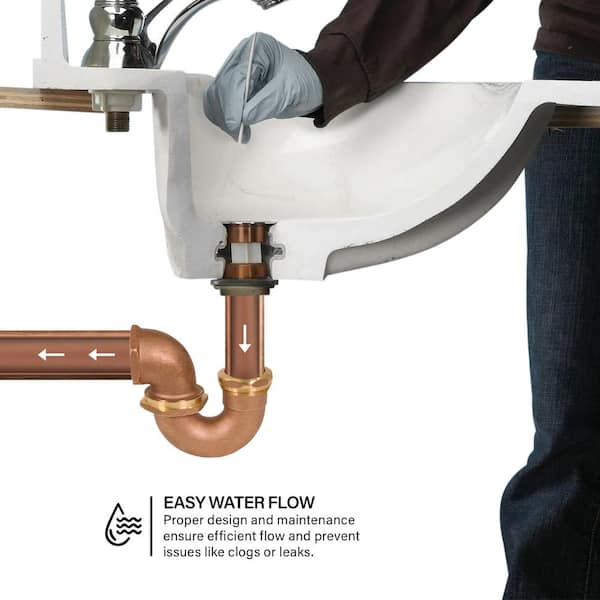 PLUMBFLEX 1-1/2 IPS x 1-1/2 LA Pattern Trap for Tubular