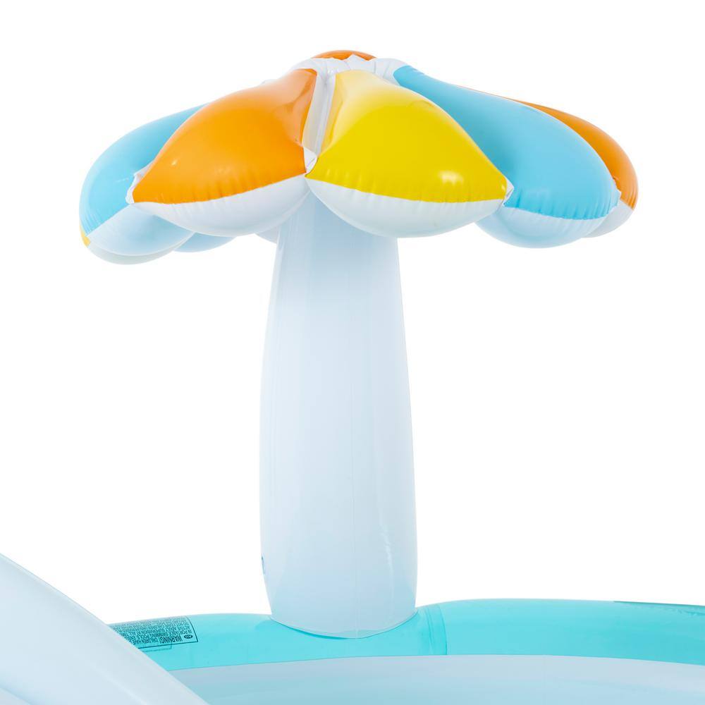 Intex Gator Inflatable Kiddie Pool with Slide and Sprinkler