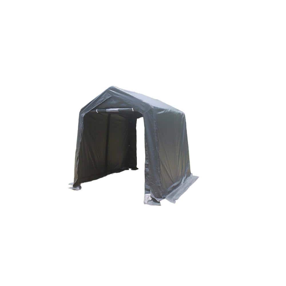 20 ft. W x 12 ft. D x 10 ft. H Gray Outdoor Heavy-Duty Canopy Carport Porta
