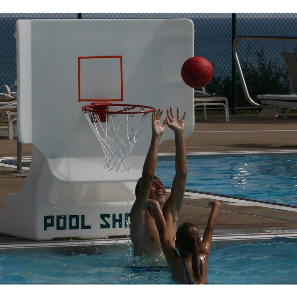 Adjustable Stainless Steel Outdoor Basketball Hoop with Vinyl Basketballs