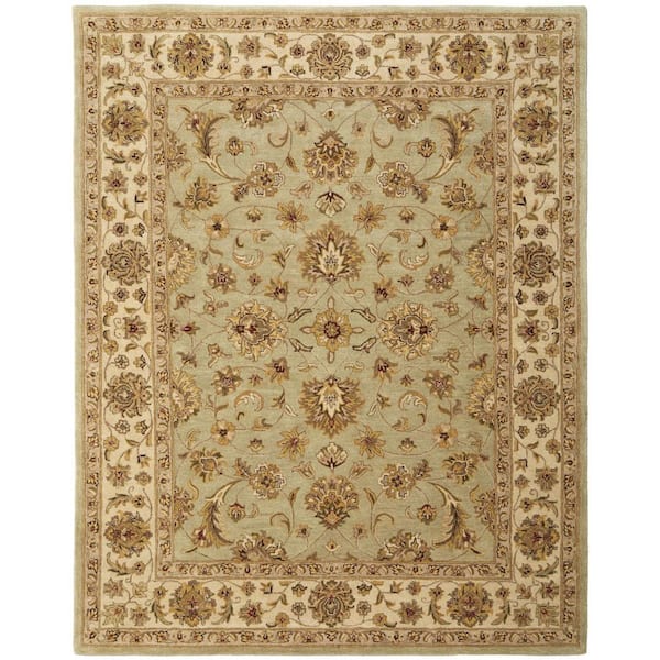 Brown 8 x 10 ft. Tufted Oriental Rectangle Indoor Area Rug