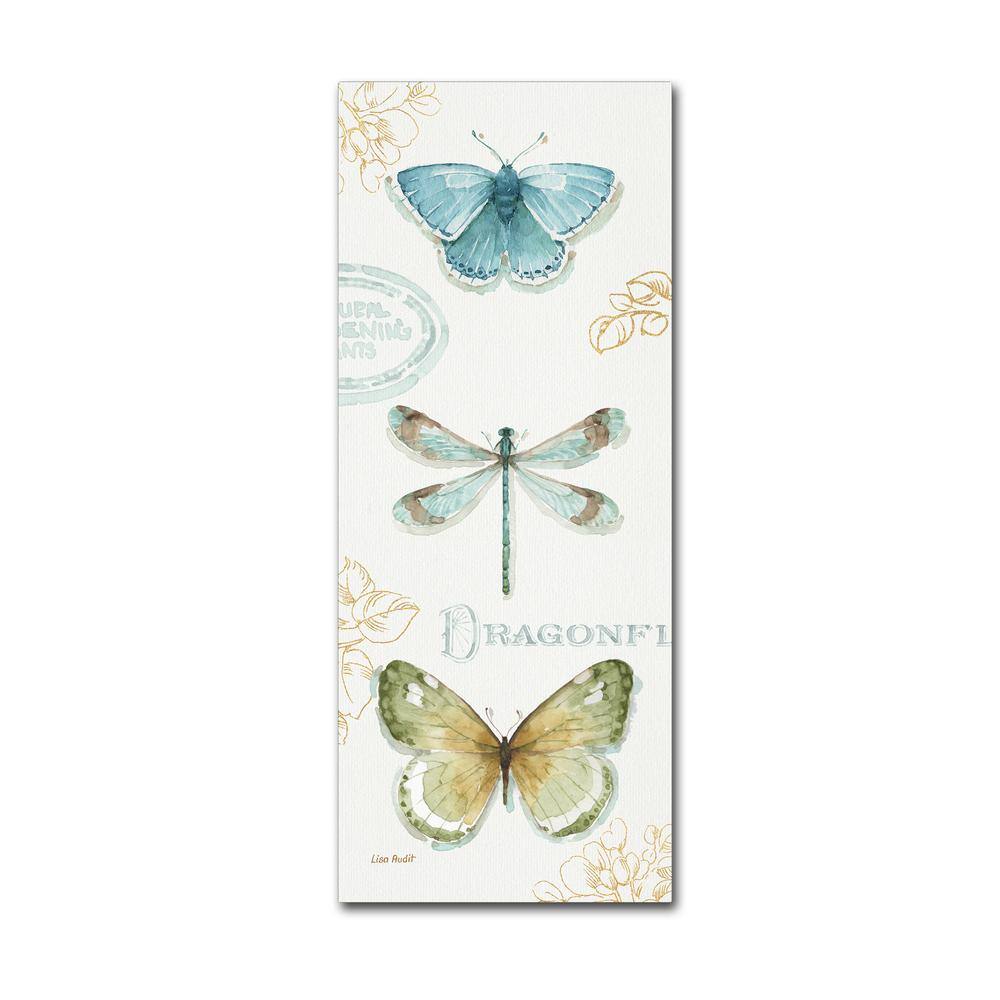 "24 in. x 10 in. ""My Greenhouse Butterflies V"" by Lisa Audit Printed Canvas Wall Art" price history on PriceWatchPro