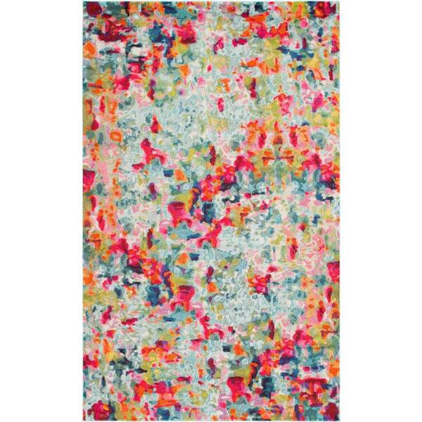 Unique Loom Chromatic Champagne Multi 10 ft. 6 x 16 ft. 5 Area Rug