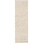 Florida Shag Cream 2 ft. x 9 ft. Runner Rug