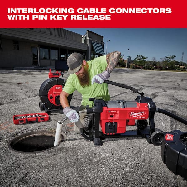 Milwaukee 7/8 in. x 15 ft. All Purpose Open Wind Sectional Drain