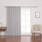 Best Home Fashion Lavender Grommet Blackout Curtain - 100 in. W x 96 in ...