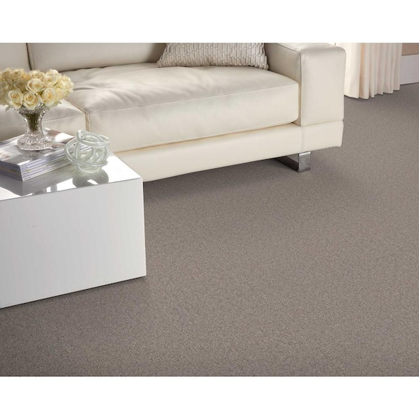 Albaran Quarry Brown 13.2 ft. 32 oz. Wool Berber Carpet - Installation Required