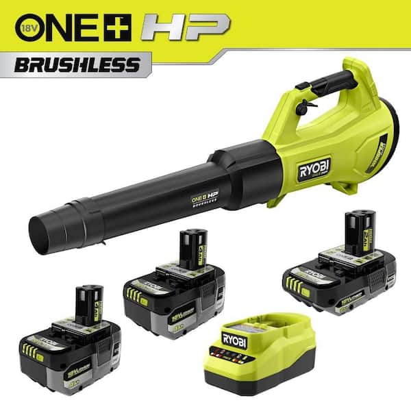 ONE+ 18V HIGH PERFORMANCE Kit w/ (2) 4.0 Ah Batteries, 2.0 Ah Battery, Charger, & FREE ONE+ HP 120 MPH 450 CFM Blower