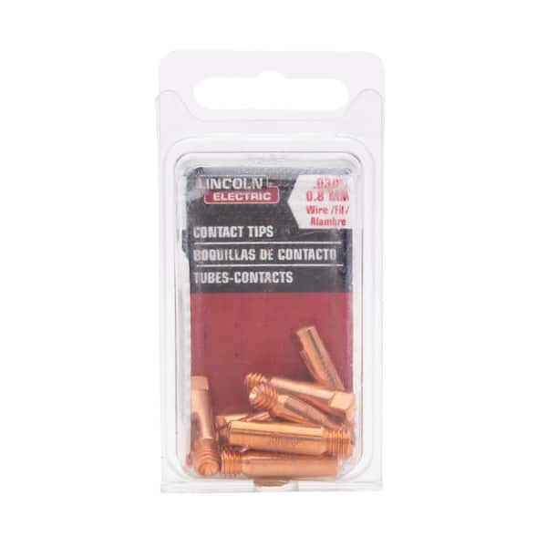Lincoln Electric KP2744-035 Contact Tips, .035" Size, 10-Pack For Magnum Pro MIG Guns - View #3