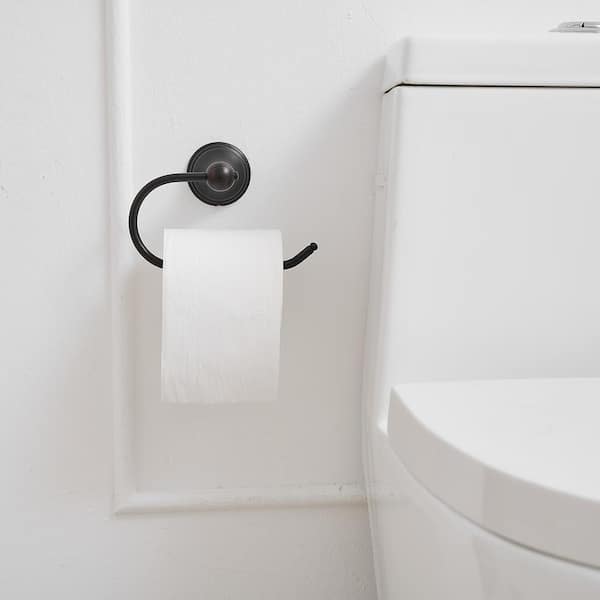 Oil Rubbed Bronze Wall Mount Bathroom Toilet Paper Holder Roll Tissue Holder
