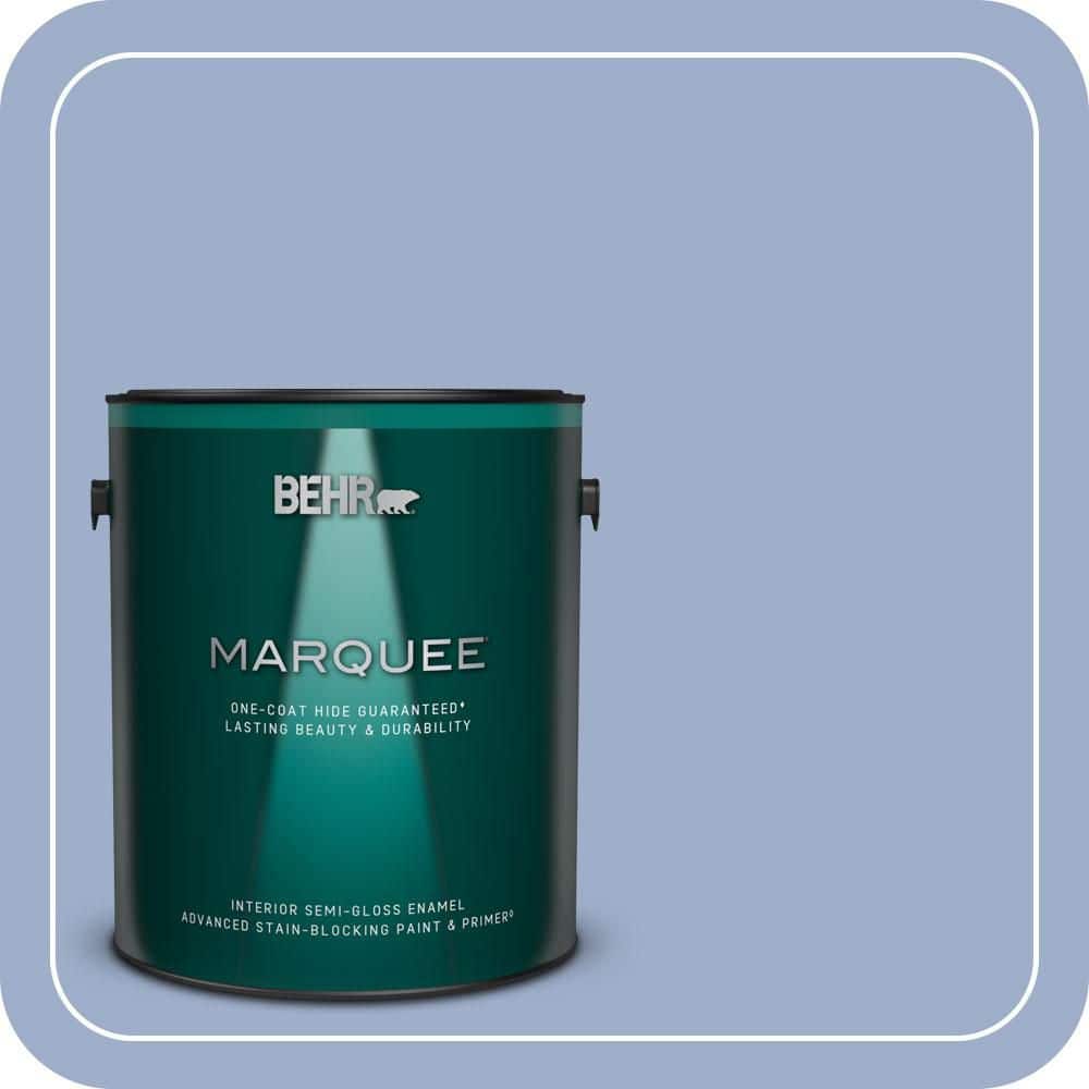 1 gal. #MQ5-17 Poetry Reading One-Coat Hide Semi-Gloss Enamel Interior Paint & Primer price history on PriceWatchPro