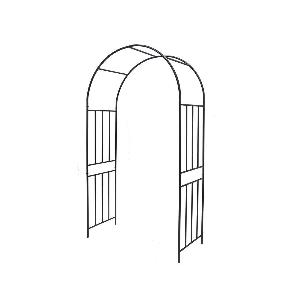 85.8 in. x 42 in. Iron Garden Arbor Trellis in Black price history on PriceWatchPro
