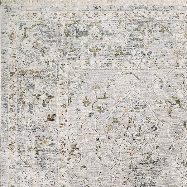 Skyler 9 ft. X 13 ft. Grey/Multi Abstract Indoor Area Rug
