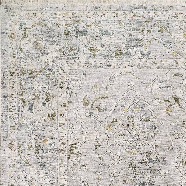Skyler Grey/Multi 2 ft. 3 in. X 7 ft. 7 in. Abstract Indoor Area Rug