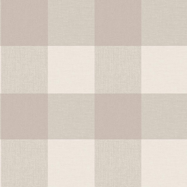 Gray Plaid Fabric, Wallpaper and Home Decor