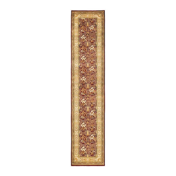 Solo Rugs Mogul One of a Kind Traditional Red 2 ft. 6 in. x 11 ft. 10 in. Floral Area Rug