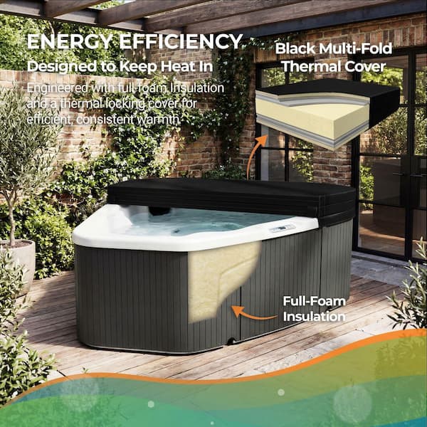 Lifesmart LS300 Plus 2-Person 17-Jet 110-Volt Plug and Play Spa